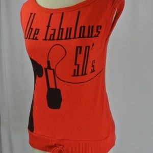 Retro Fab 50s Sweater Tank Top